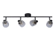 lafabryka.pl Lampa sufitowa black 4xE14 spot BJORN 77979/04/30 Lucide
